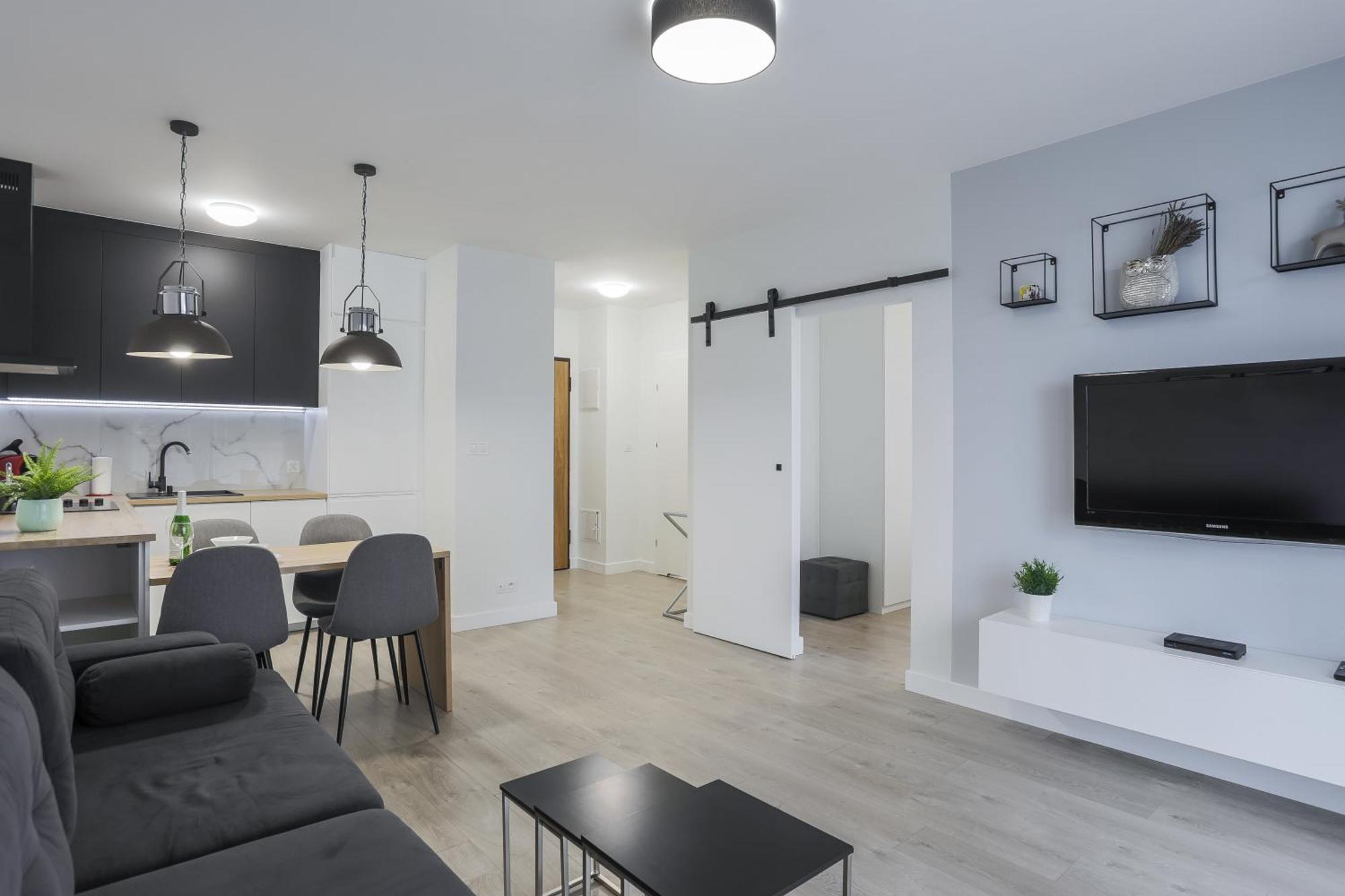 Apartament Gdansk Blisko Starego Miasta Z Widokiem Na Marine Gdańsk Exterior foto